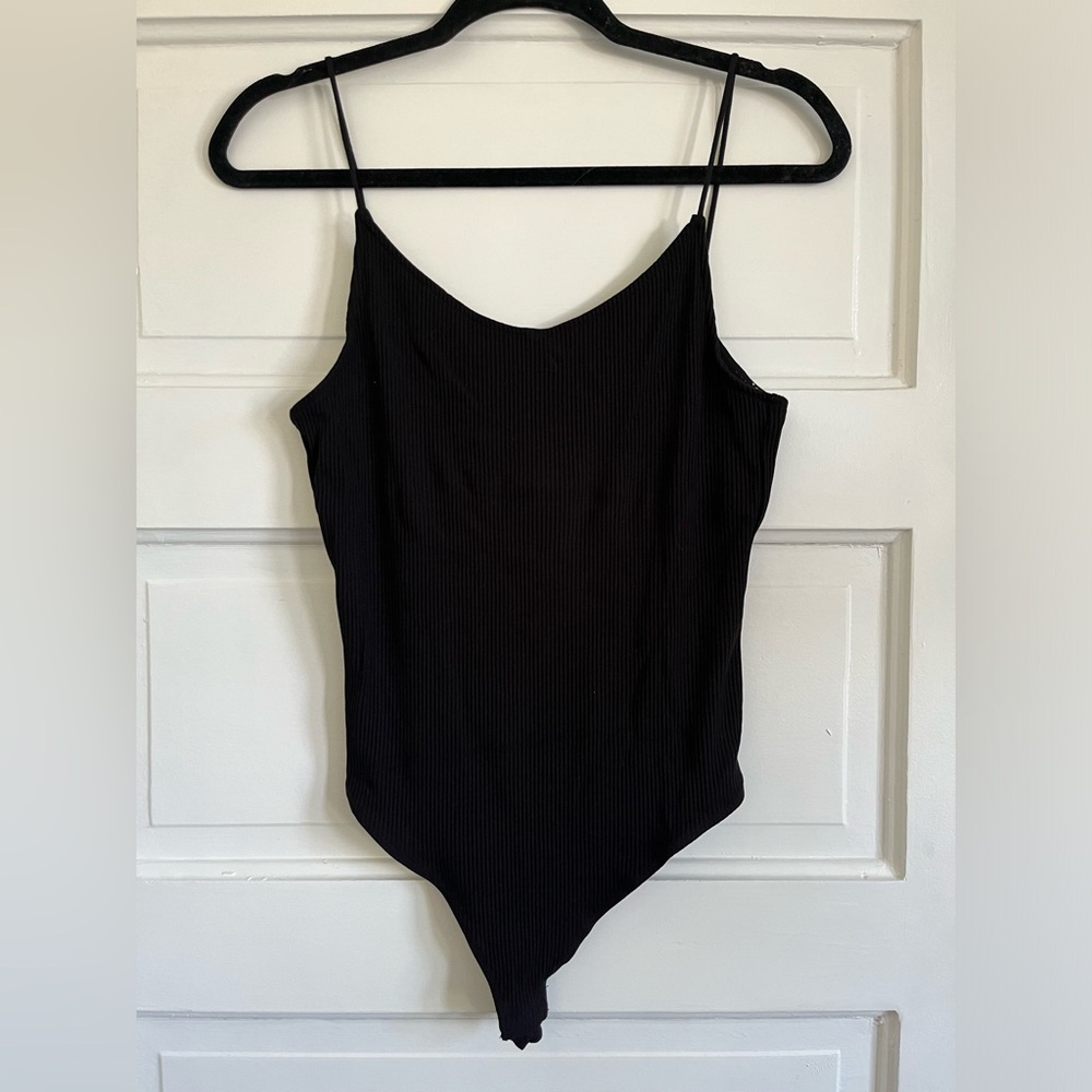 H&M Black Scoop Back Bodysuit
